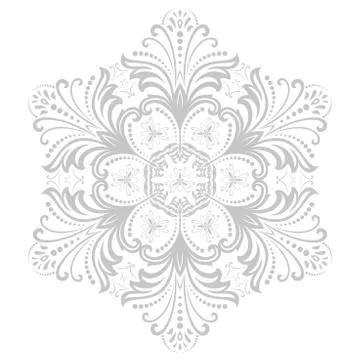 Damask Vector Orient Pattern Stock Illustration