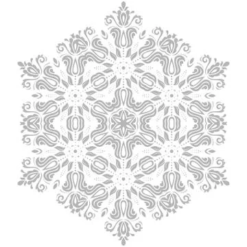Damask Vector Oriental Pattern Stock Illustration