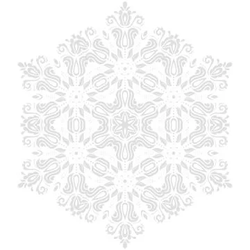 Damask Vector Oriental Pattern Stock Illustration