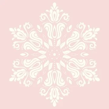 Damask Vector Oriental Pattern Stock Illustration