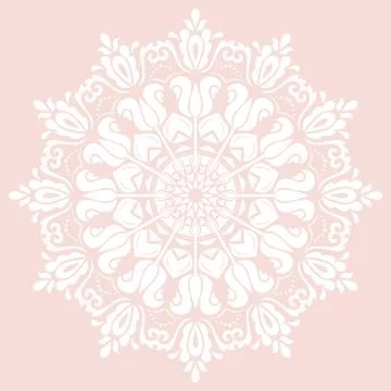 Damask Vector Oriental Pattern Stock Illustration