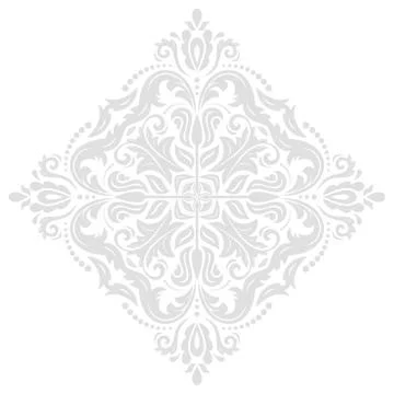 Damask Vector Oriental Pattern Stock Illustration