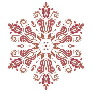 Damask Vector Oriental Pattern 스톡 일러스트