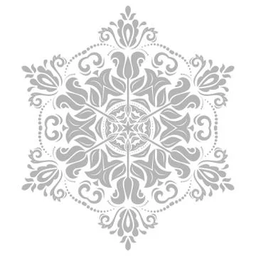 Damask Vector Oriental Pattern Stock Illustration