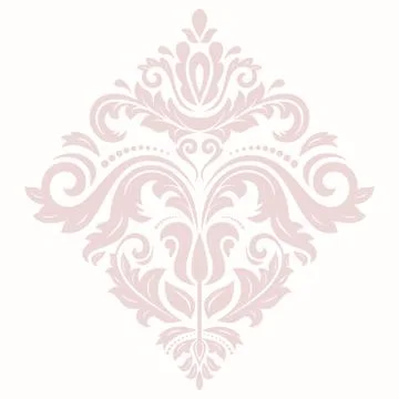 Damask Vector Oriental Pattern Stock Illustration