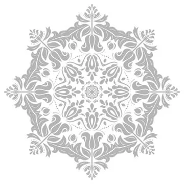 Damask Vector Oriental Pattern Illustrazione stock
