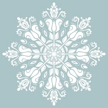 Damask Vector Oriental Pattern Stock Illustration