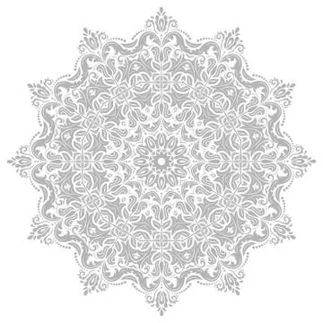 Damask Vector Oriental Pattern Illustrazione stock