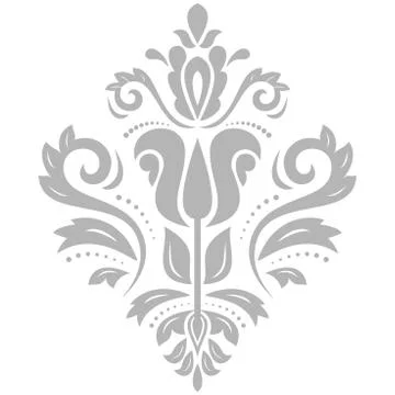 Damask Vector Oriental Pattern Stock Illustration