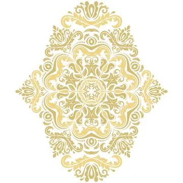 Damask Vector Oriental Pattern Illustrazione stock