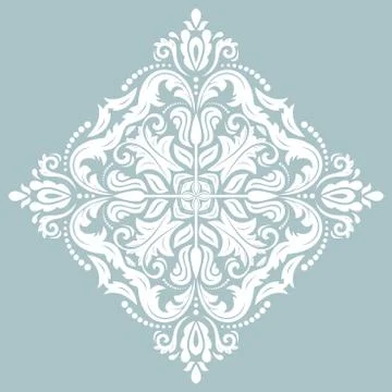 Damask Vector Oriental Pattern Illustrazione stock