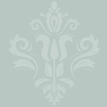 Damask Vector Oriental Pattern Stock Illustration