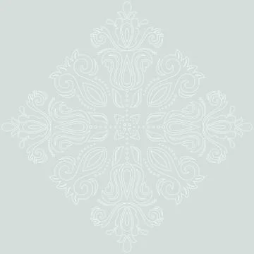 Damask Vector Oriental Pattern Stock Illustration