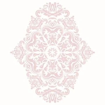 Damask Vector Oriental Pattern Stock Illustration