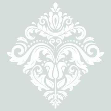 Damask Vector Oriental Pattern Illustrazione stock