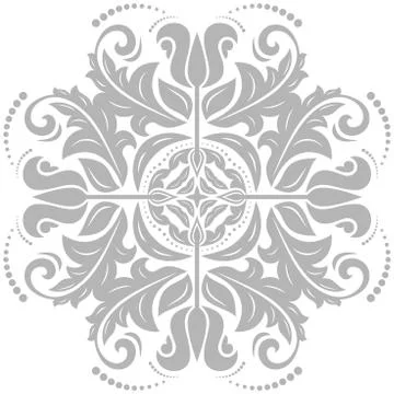 Damask Vector Oriental Pattern Stock Illustration