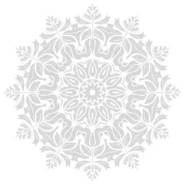 Damask Vector Oriental Pattern Stock Illustration
