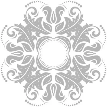 Damask Vector Oriental Pattern Illustrazione stock