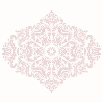 Damask Vector Oriental Pattern Stock Illustration