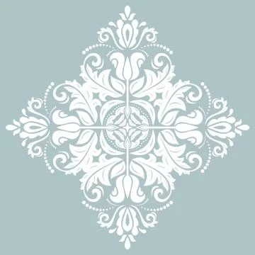 Damask Vector Oriental Pattern Stock Illustration