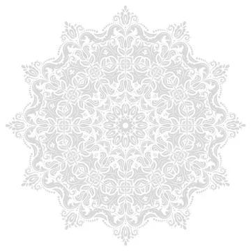 Damask Vector Oriental Pattern Illustrazione stock