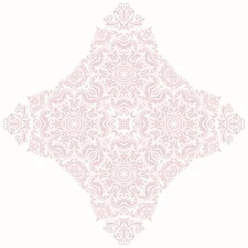 Damask Vector Oriental Pattern Stock Illustration