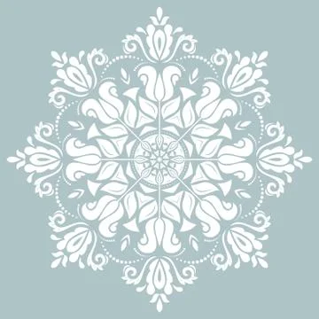 Damask Vector Oriental Pattern Stock Illustration