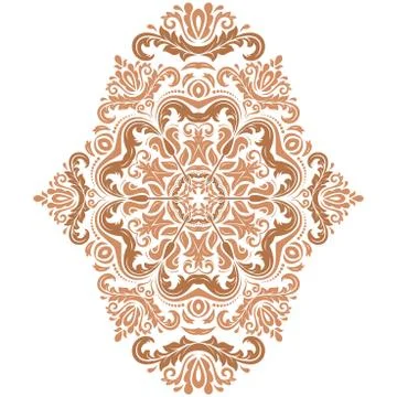 Damask Vector Oriental Pattern Stock Illustration