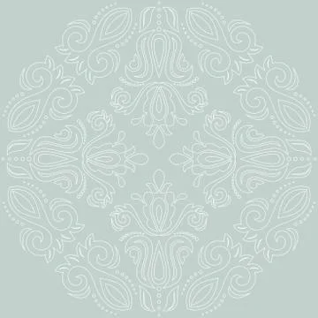 Damask Vector Oriental Pattern Stock Illustration