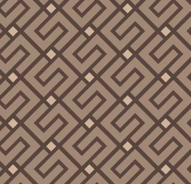 Damask vector pattern greek simple seamless elegant Stock Illustration