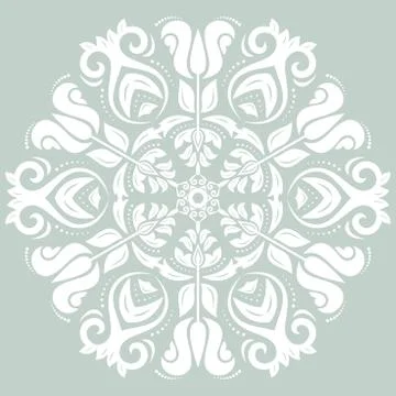 Damask Vector Pattern. Orient Background Stock Illustration