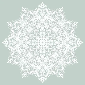 Damask Vector Pattern. Orient Background 스톡 일러스트