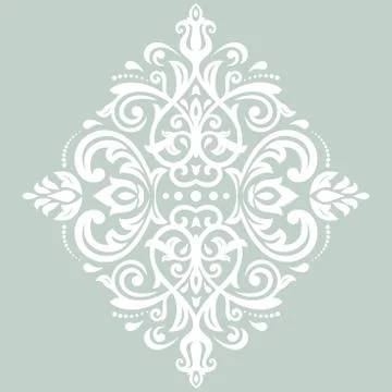 Damask Vector Pattern. Orient Ornament 스톡 일러스트