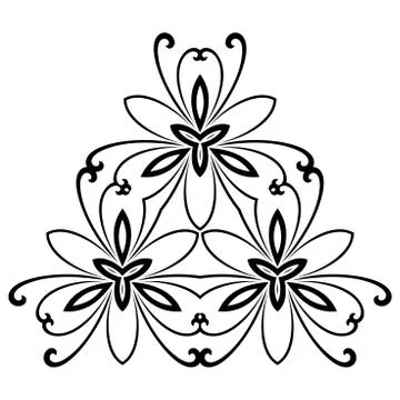 Damask Vector Pattern. Orient Ornament イラスト素材