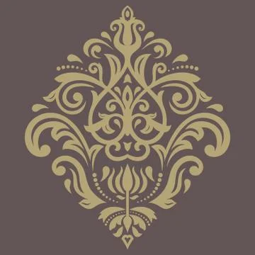 Damask Vector Pattern. Orient Ornament Stock Illustration