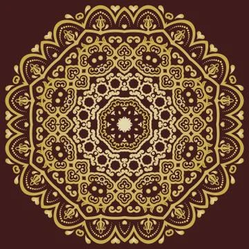 Damask Vector Pattern. Orient Ornament Stock Illustration