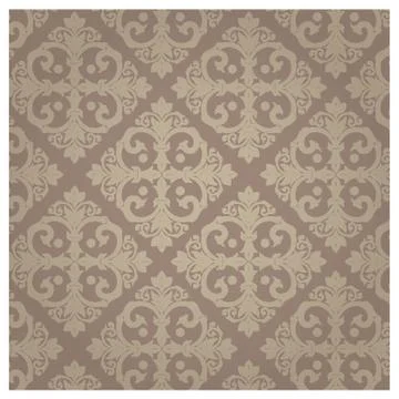 Damask Vintage Brown Pattern 스톡 일러스트