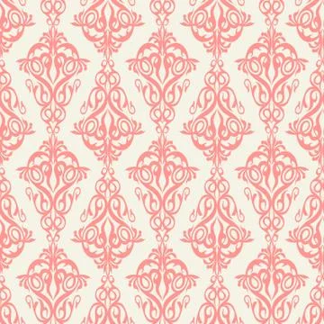 Damask wallpaper Stock Illustration