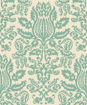 Damask Wallpaper Pattern Stock Illustration