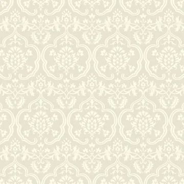 Damask Wallpaper Pattern Stock Illustration