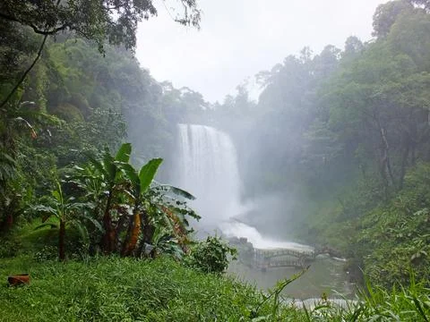 Damb'ri waterfall 스톡 사진