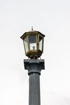 Dambulla Cave Temple lamppost Stock Photos