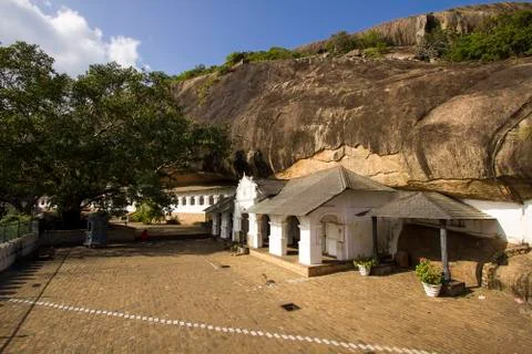 Dambulla cave temple Stock Photos