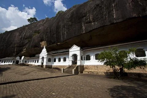 Dambulla cave temple Stock Photos