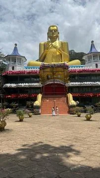 Dambulla Cave Temple Foto stock
