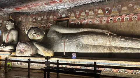 Dambulla Cave Temple Foto stock