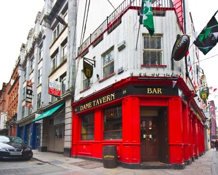 Dame tavern Dublin Stock Photos