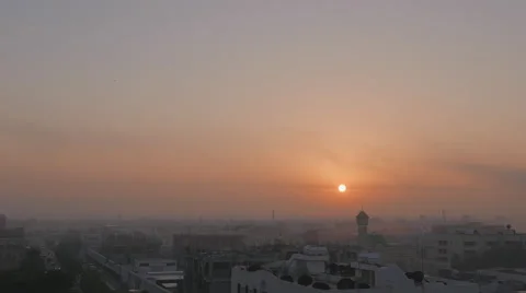 Dammam Morning FallingStar Stock-Footage 45290632