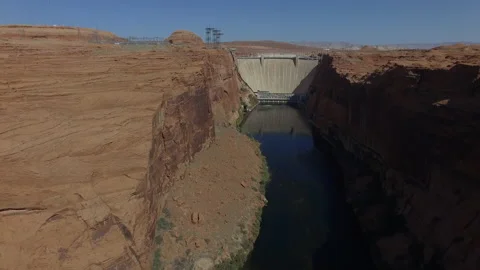 Damn wall tilt Stock Footage 160204066