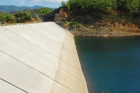 Dams set Stock Photos